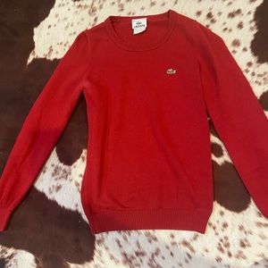 Lacoste crew neck sweater